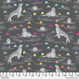 Cotton Fabric Carbon Seal the Deal Graywork 43/44"