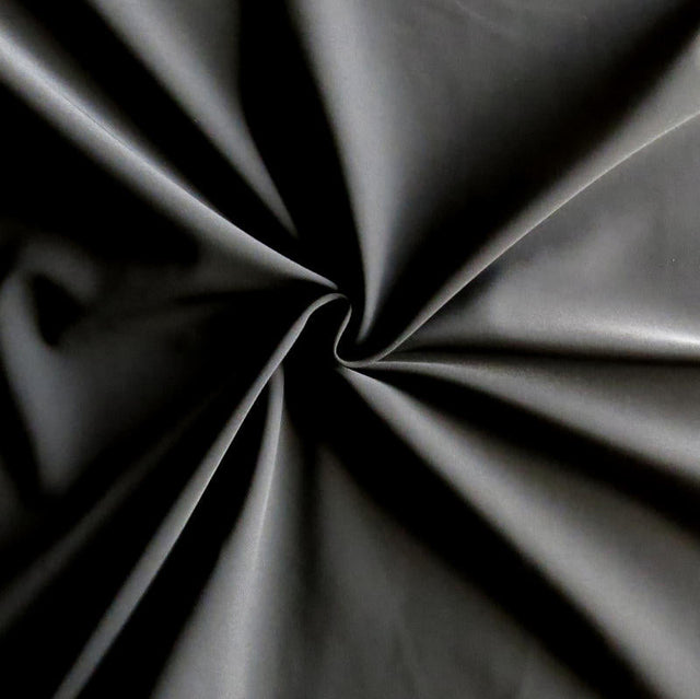 Stretch Woven Fabric Carbon Black 4-Way Stretch