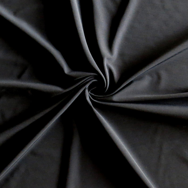 Recycled Nylon Spandex Swimsuit Lining Fabric Black