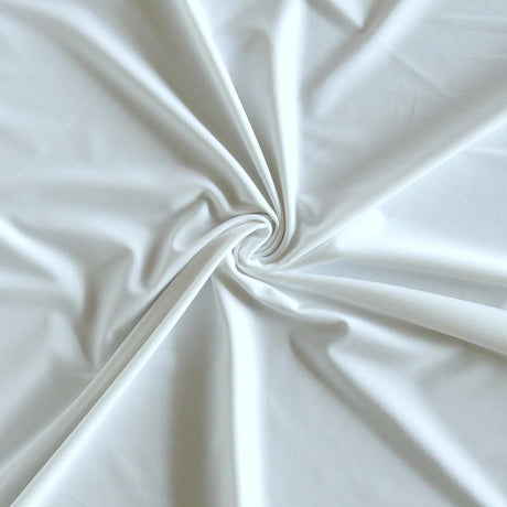 Swim Knit Recycled Nylon Spandex White Swimsuit Lining Fabric