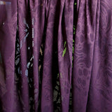 Poly Lycra Mesh Fabric Carbon Merlot Floral 4-Way Stretch