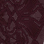Poly Lycra Mesh Fabric Carbon Merlot Floral 4-Way Stretch