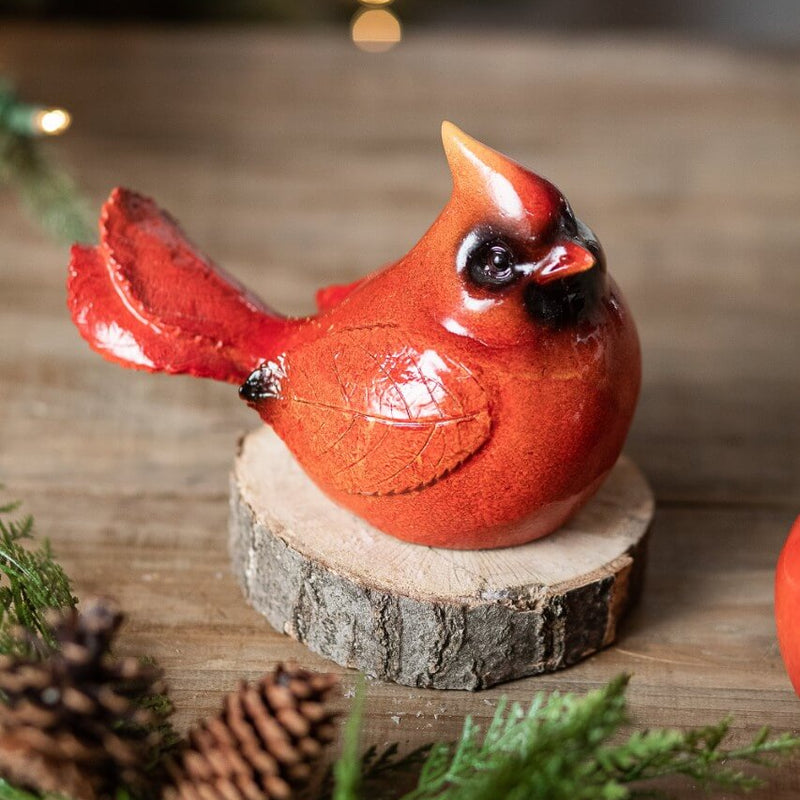 Large Resin Cardinal Figurine