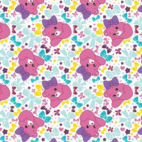 Quilting Cotton Care Bears Sparkle & Shine Pretty Bow