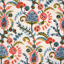 Embroidered Cotton Blend Curtain Fabric Garden Crewel