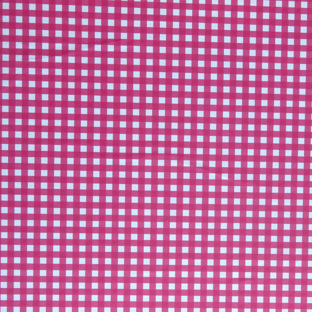Swim Knit Poly Spandex Gingham Fabric