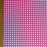 Swim Knit Poly Spandex Gingham Fabric