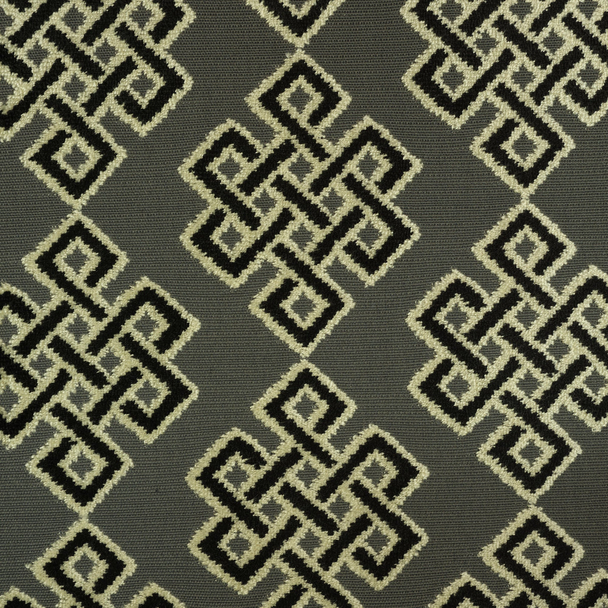 Cut Velvet Upholstery Fabric Carnaby Geometric Pattern