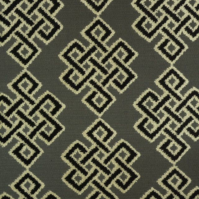 Cut Velvet Upholstery Fabric Carnaby Geometric Pattern