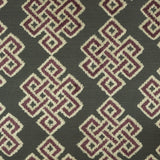 Cut Velvet Upholstery Fabric Carnaby Geometric Pattern