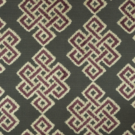 Cut Velvet Upholstery Fabric Carnaby Geometric Pattern