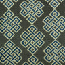 Cut Velvet Upholstery Fabric Carnaby Geometric Pattern