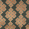 Cut Velvet Upholstery Fabric Carnaby Geometric Pattern