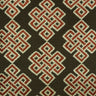Cut Velvet Upholstery Fabric Carnaby Geometric Pattern