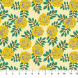 Cotton Fabric Carnation Golden Yesterday 44/45"
