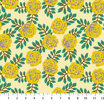 Cotton Fabric Carnation Golden Yesterday 44/45"