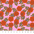 Cotton Print Fabric Carnation Vivid Yesterday 44/45"