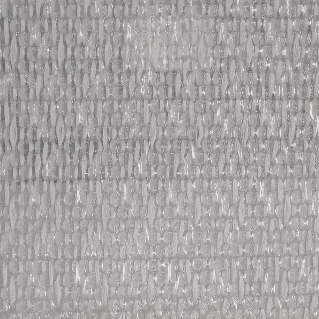 Organza Drapery Window Curtain 110" Feather Ivory Smoke
