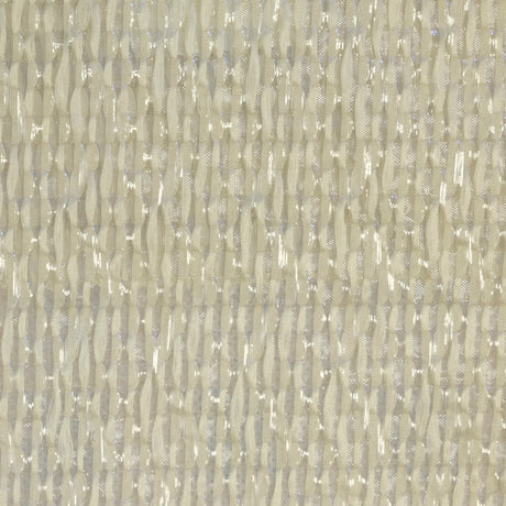 Organza Drapery Window Curtain 110" Feather Ivory Smoke