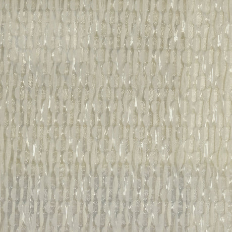 Organza Drapery Window Curtain 110" Feather Ivory Smoke
