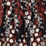 Embroidered Mesh Floral Fabric