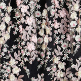 Embroidered Mesh Floral Fabric