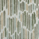 Geometric Cut Velvet Upholstery Fabric - Cascade Harmony