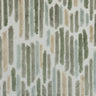 Geometric Cut Velvet Upholstery Fabric - Cascade Harmony