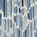 Geometric Cut Velvet Upholstery Fabric - Cascade Harmony