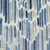 Geometric Cut Velvet Upholstery Fabric - Cascade Harmony