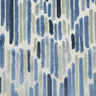 Geometric Cut Velvet Upholstery Fabric - Cascade Harmony