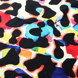 Cat Preppy Polyester Spandex Fabric - Black Cat Print, 58/60" Width (1 Yard)