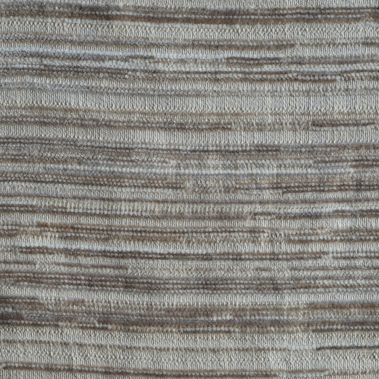 Chenille Upholstery Fabric Catalina Horizontal Stripes Texture by the Yard