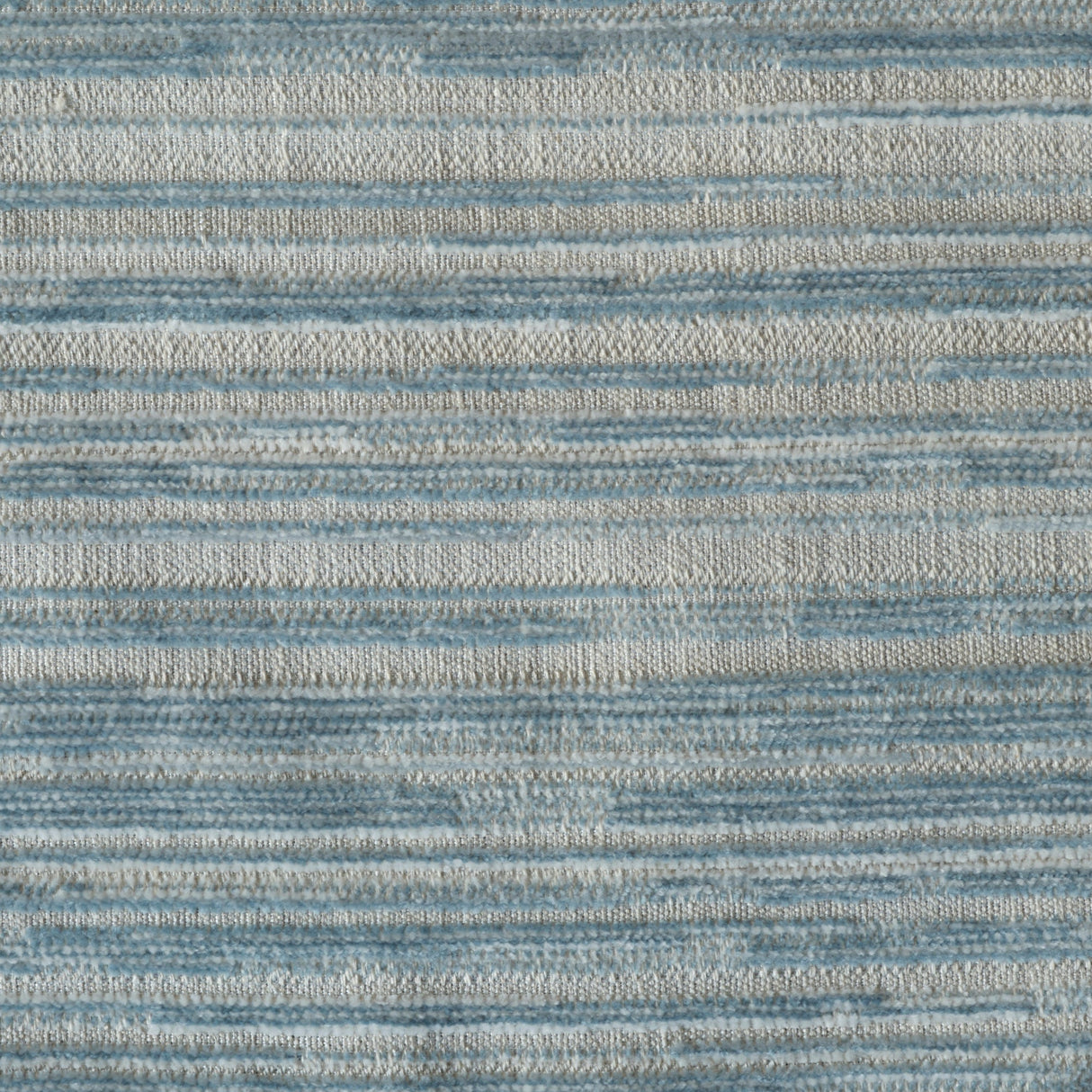 Chenille Upholstery Fabric Catalina Horizontal Stripes Texture by the Yard