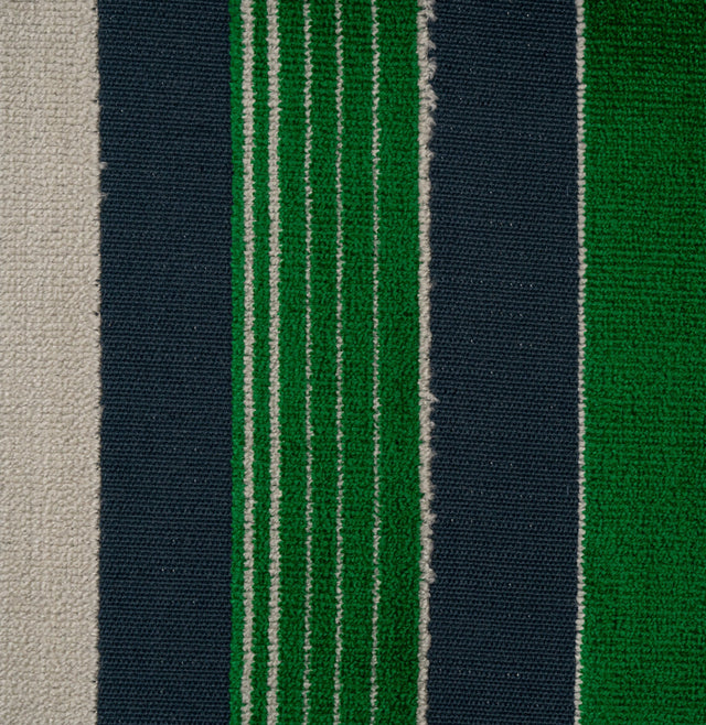 Cut Velvet Upholstery Fabric Cayman Bold Vertical Stripes