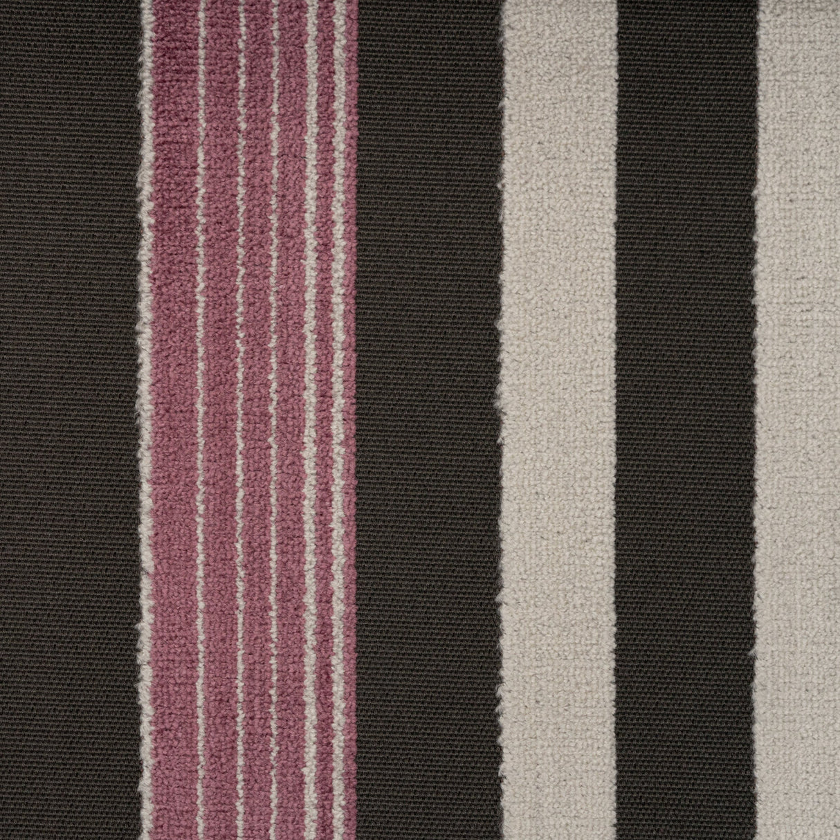 Cut Velvet Upholstery Fabric Cayman Bold Vertical Stripes