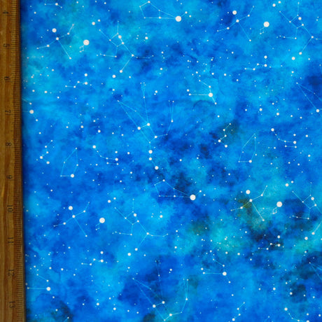 Swim Knit Nylon Spandex Celestial Print