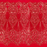 Celine Stretch Mesh Sequin Fabric - Embroidered Sequin, 54" Width (1 Yard)