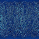 Celine Stretch Mesh Sequin Fabric - Embroidered Sequin, 54" Width (1 Yard)