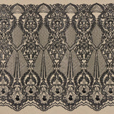 Celine Stretch Mesh Sequin Fabric - Embroidered Sequin, 54" Width (1 Yard)
