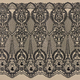Celine Stretch Mesh Sequin Fabric - Embroidered Sequin, 54" Width (1 Yard)