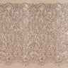Celine Stretch Mesh Sequin Fabric - Embroidered Sequin, 54" Width (1 Yard)