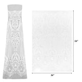Celine Stretch Mesh Sequin Fabric - Embroidered Sequin, 54" Width (1 Yard)