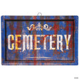 Cemetery Sign Halloween Decoration