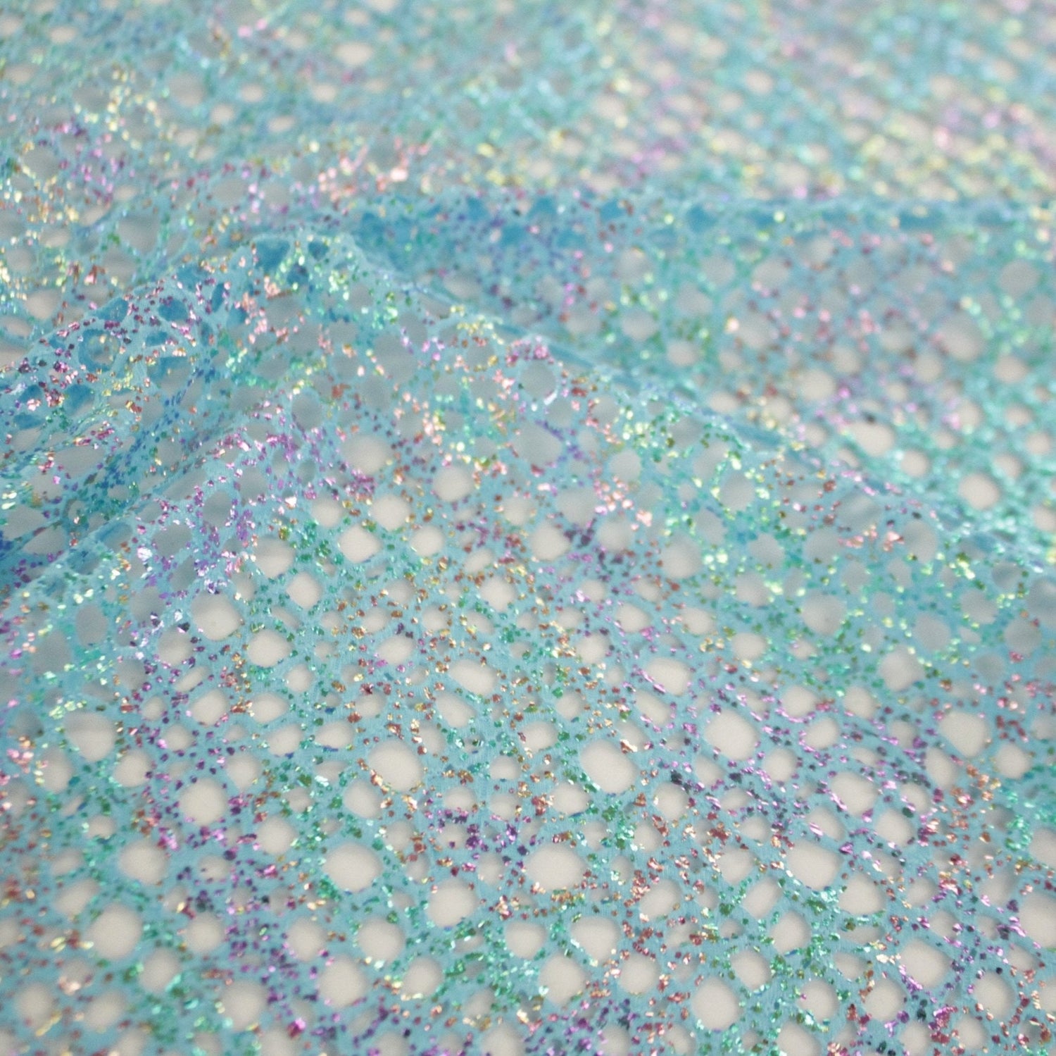 Foiled Stretch Netting Black Gold