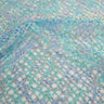 Centerstage Foiled Stretch Netting Fabric - Black/Gold, 2-Way Stretch, 56" Width (1 Yard)