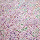 Foiled Stretch Netting Black Gold