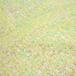 Centerstage Foiled Stretch Netting Fabric - Black/Gold, 2-Way Stretch, 56" Width (1 Yard)