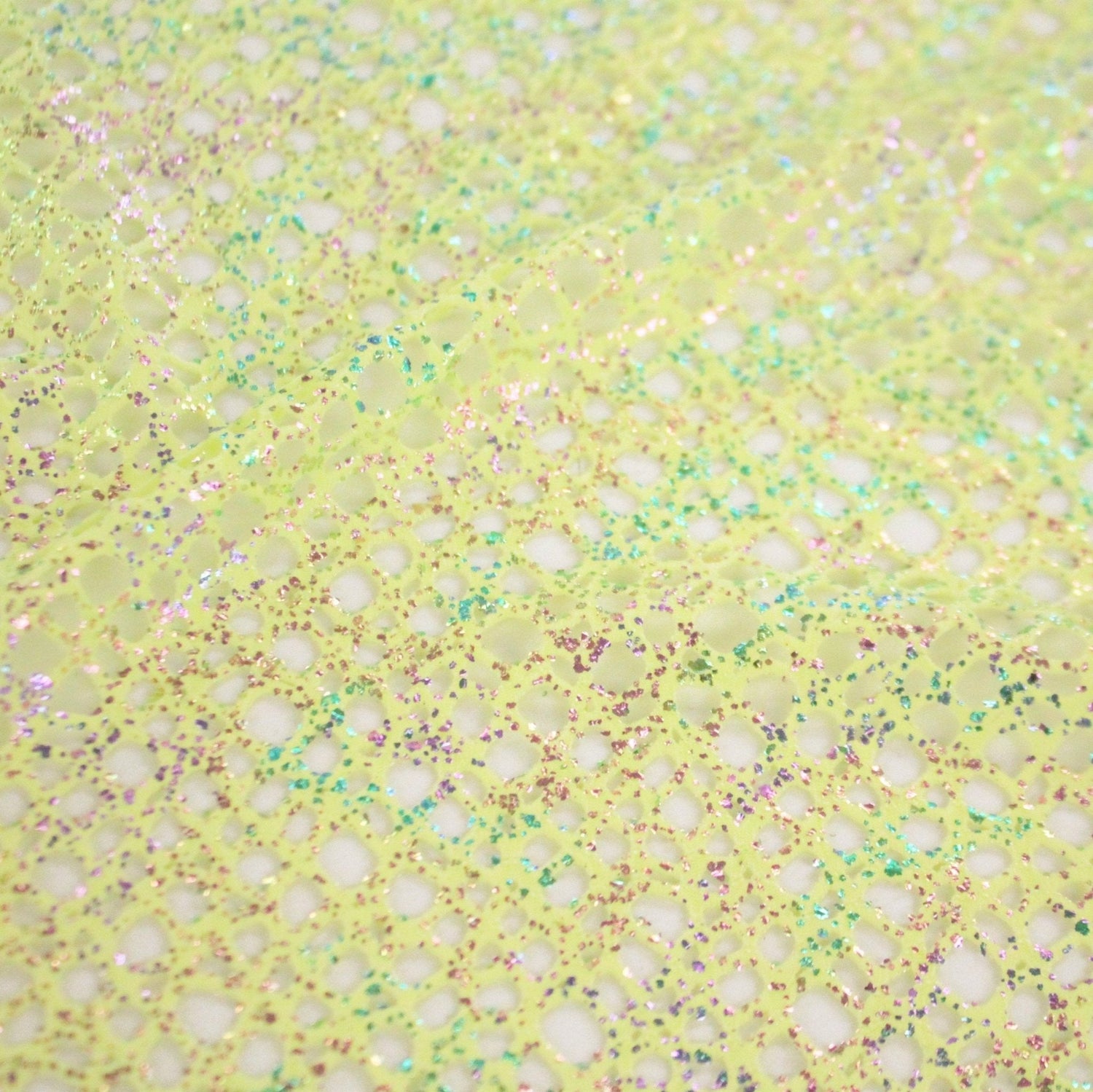 Centerstage Foiled Stretch Netting Fabric - Black/Gold, 2-Way Stretch, 56" Width (1 Yard)