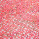 Foiled Stretch Netting Black Gold
